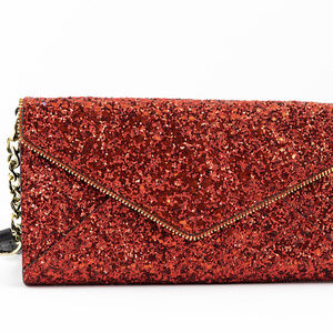 Rebecca Minkoff Glitter Cleo Wallet on a Chain